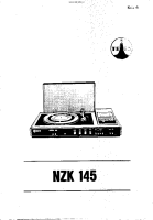 Tesla nzk145 - Navod k udrzbe 